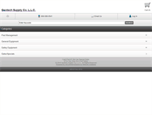 Tablet Screenshot of geotechsupply.com
